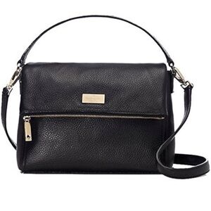 Kate Spade New York Highland Place Maria Leather Crossbody, Black